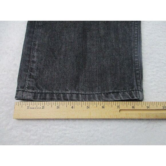Levis Jeans 562 Mens Size 36x30 (36x27) Black Label Denim 5 Button Fly Dark Wash - Picture 10 of 14